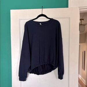 Fabletics Navy loose fit top